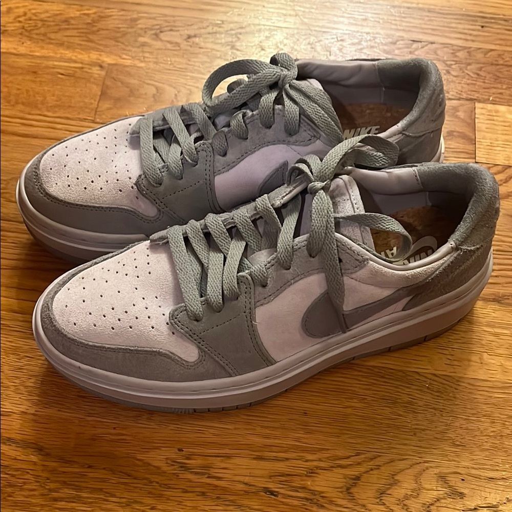 Nike Gray and White Women's Sneakers